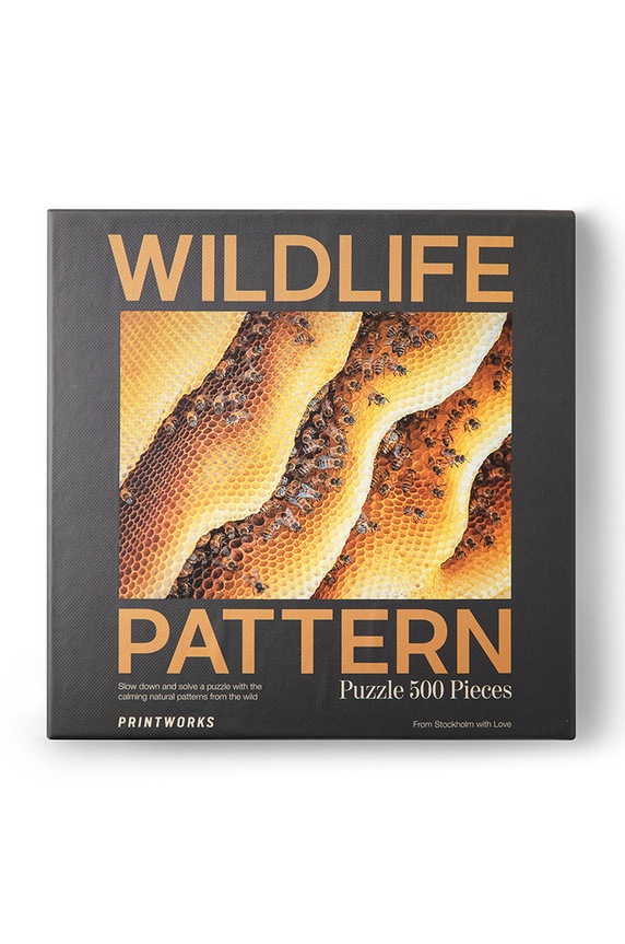 Printworks - Puzzle Wildlife Bee 500 elementów többszínű PW00519