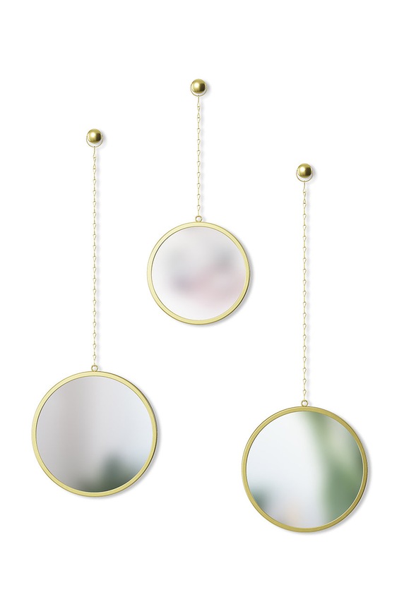 Umbra zestaw luster (3-pack) brązowy 1013877.104