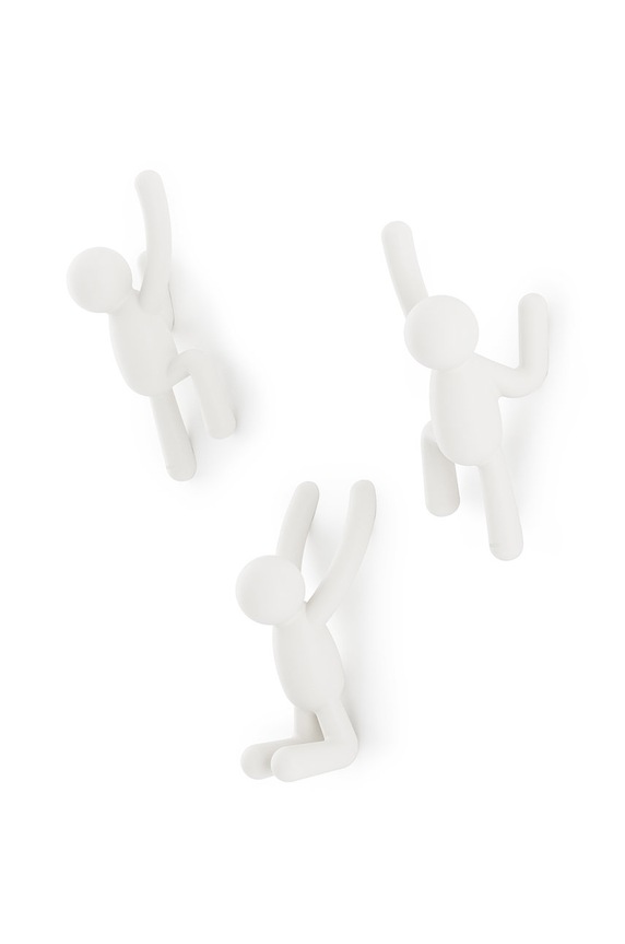 Dnevni boravak i spavaća soba Umbra - Set zidnih vješalica (3-pack) 318165.660 bijela