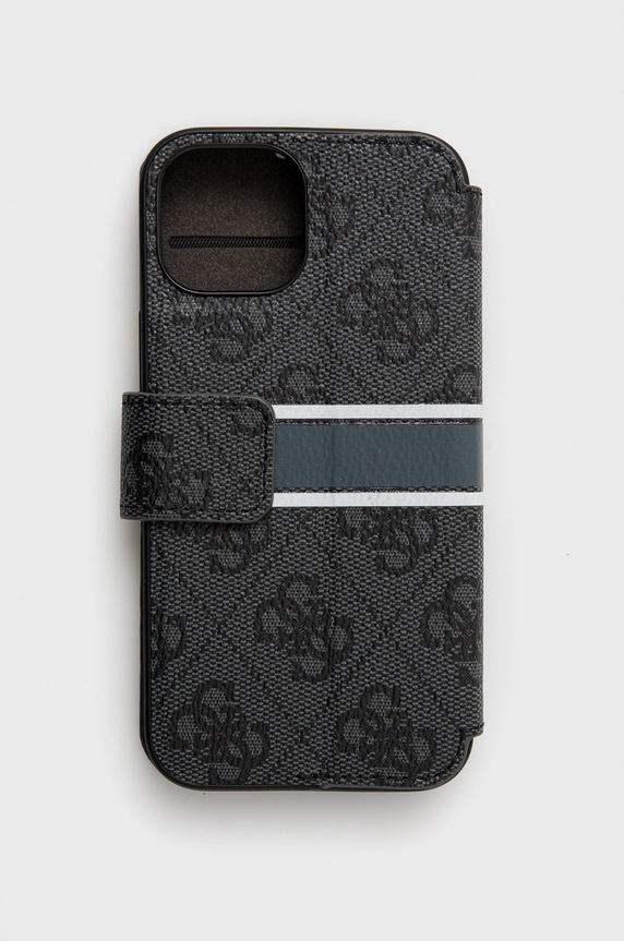 Akcesoria Guess Etui na telefon iPhone 13 Mini GUBKP13S4GDGR szary