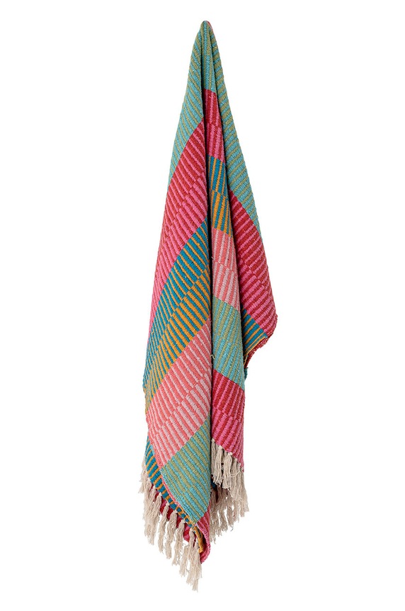 Καρό ύφασμα Bloomingville 160 x 130 cm 82051011 πράσινο AA00