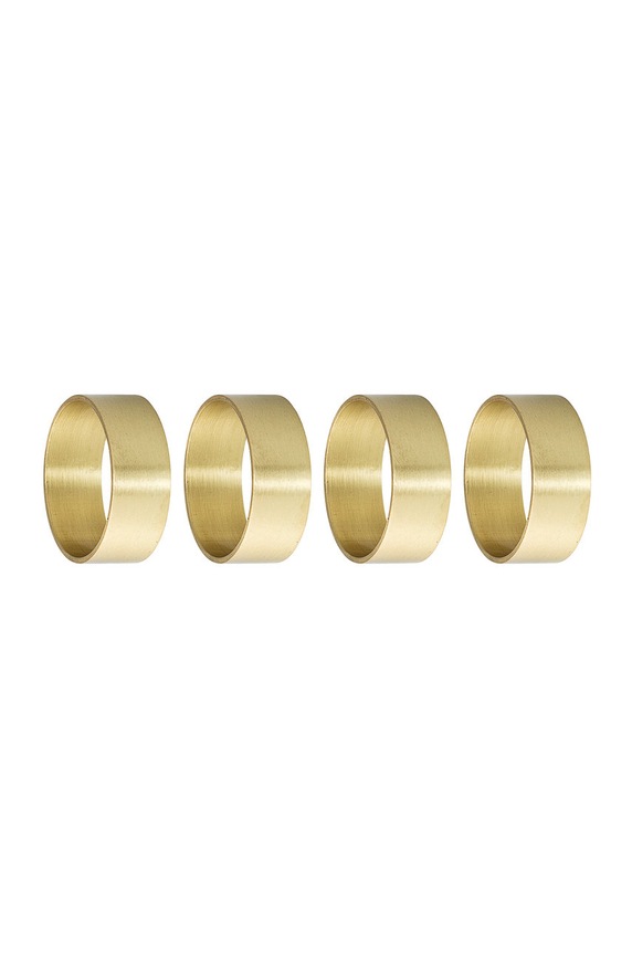 Kuhinja i bar Bloomingville Obruči za salvete (4-pack) 48009130 zlatna
