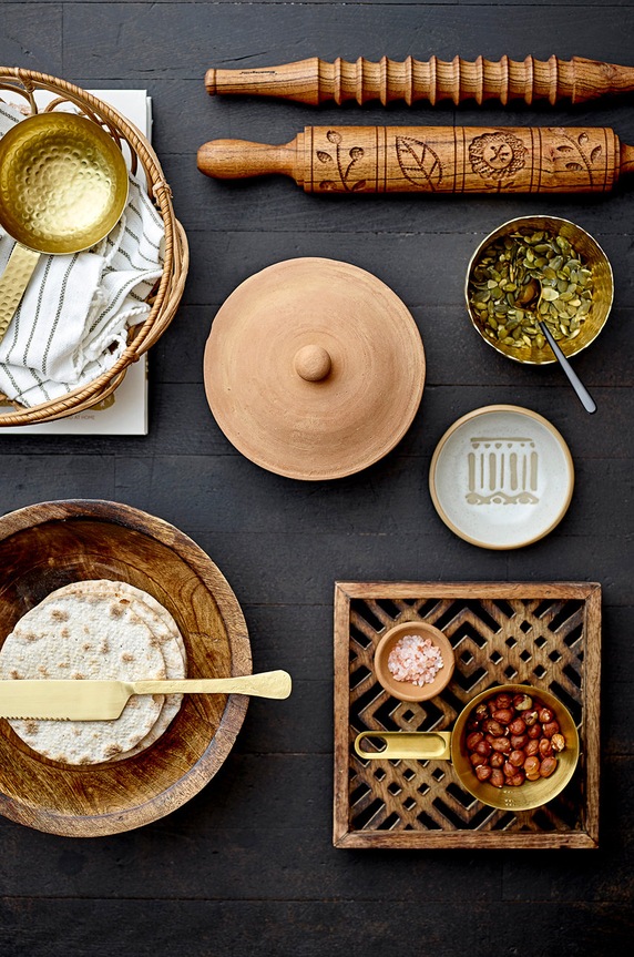 Bloomingville nóż 82049390 żółty AA00