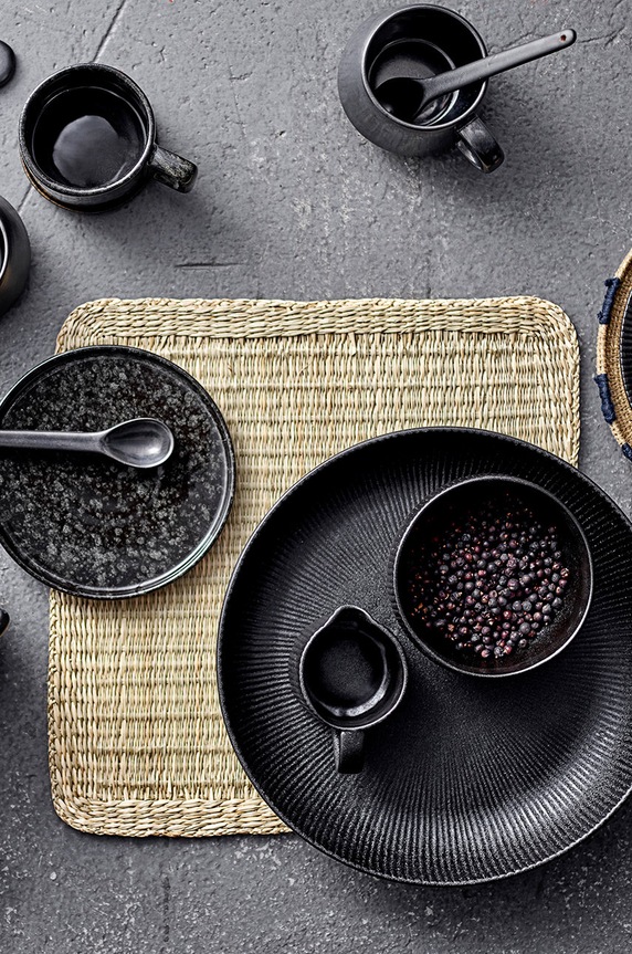 Bloomingville miska 21255684 czarny AA00