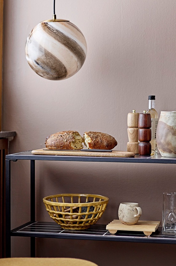 Kuchnia i bar Bloomingville podkładka 82053333 brązowy