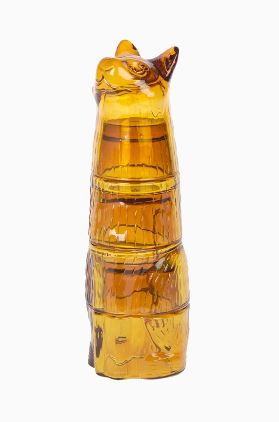 DOIY zestaw szklanek (4-pack) żółty DYKITGLGI