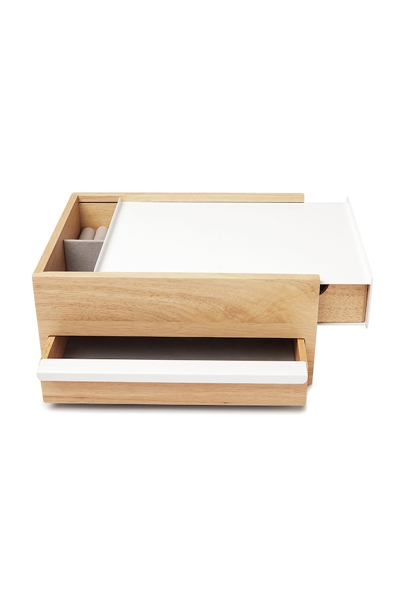 Umbra organizer na biżuterię biały 290245.668