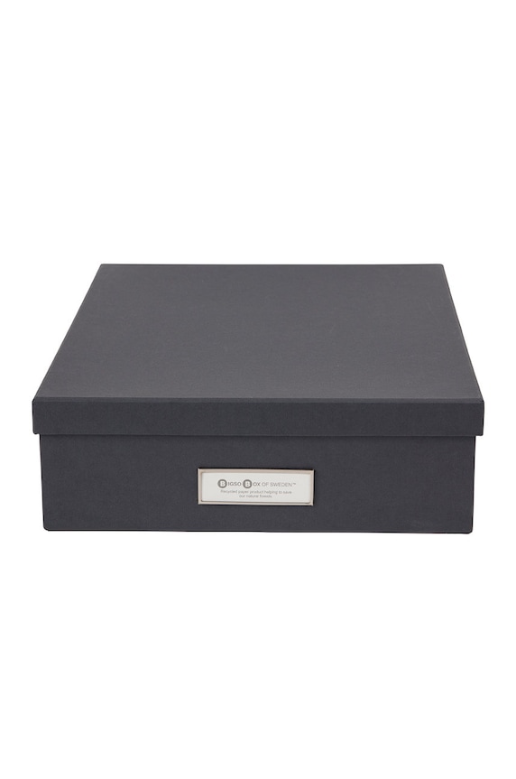 Bigso Box of Sweden - cutie de depozitare Oskar 945145641 gri AA00