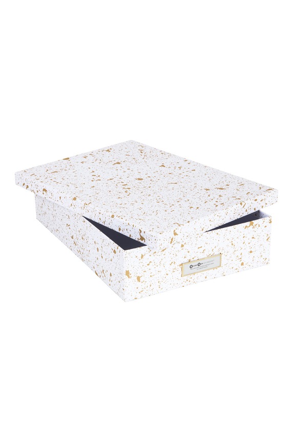 Bigso Box of Sweden - Úložný box Oskar 945187762 žltá AA00