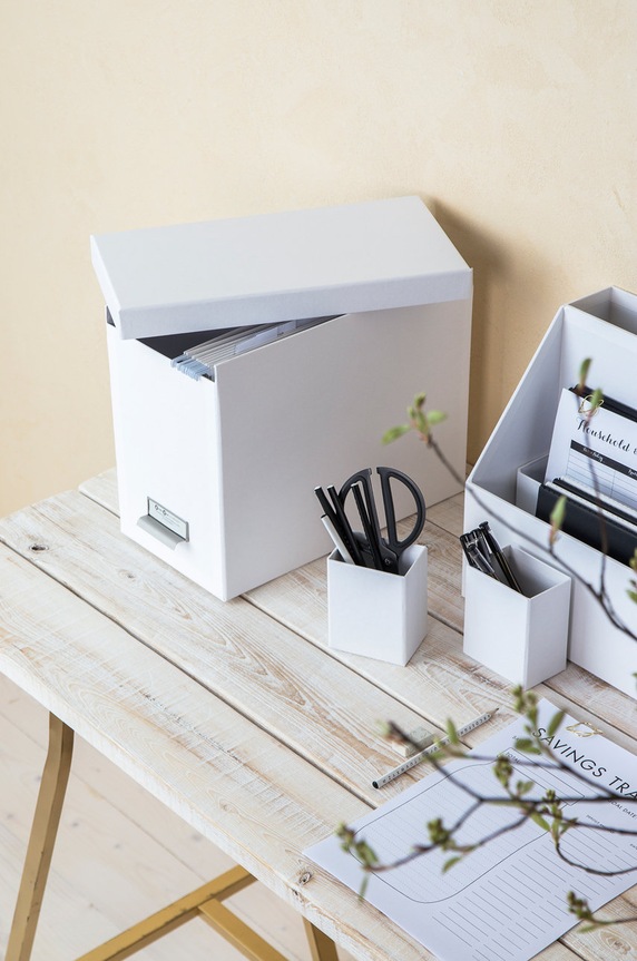 Lifestyle Organizér dokumentů Bigso Box of Sweden Johan 944145544 bílá