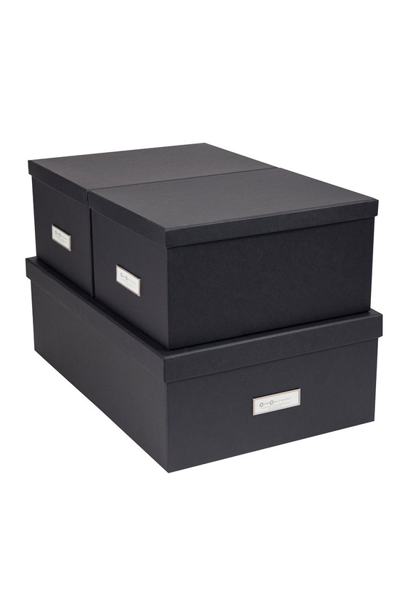 Bigso Box of Sweden - set kutija Inge (3-pack) siva 811345641
