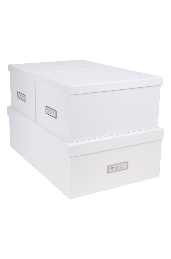 Bigso Box of Sweden set contenitori Inge (3-pack) bianco 811345541