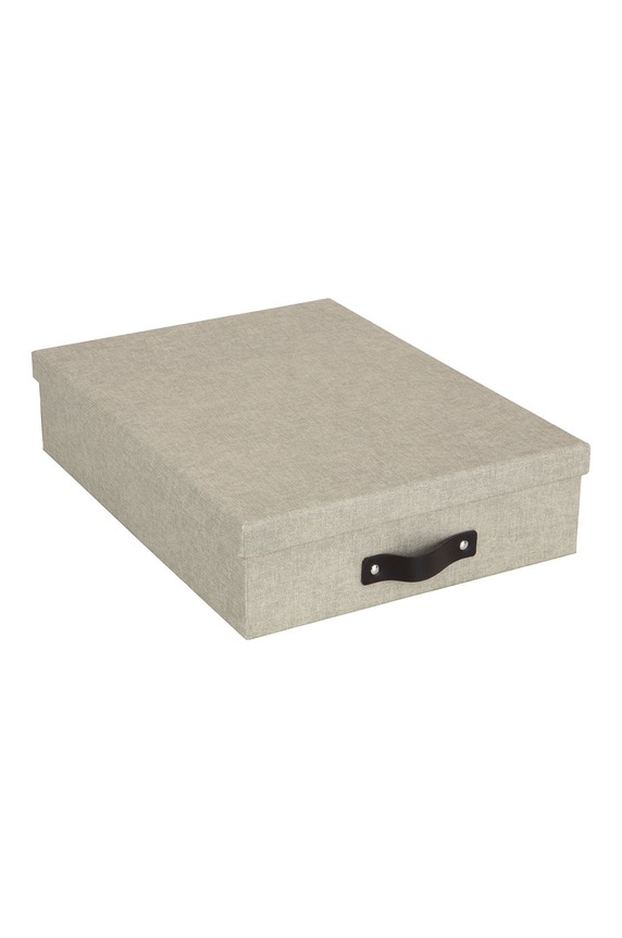 Bigso Box of Sweden pudełko do przechowywania Oskar beżowy 9451C5549LEA648