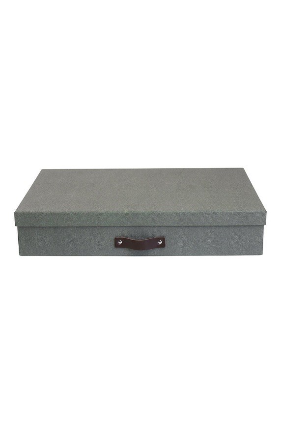 Bigso Box of Sweden contenitore Sverker 9341C6449LEA648 grigio AA00