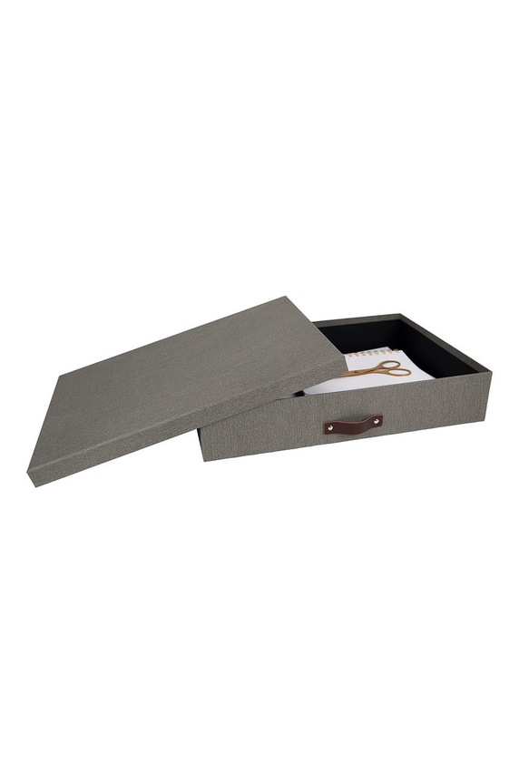 Bigso Box of Sweden contenitore Sverker grigio 9341C6449LEA648