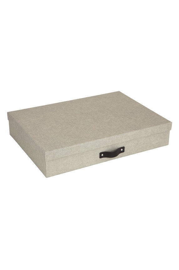 Bigso Box of Sweden - cutie de depozitare Sverker bej 9341C5549LEA648