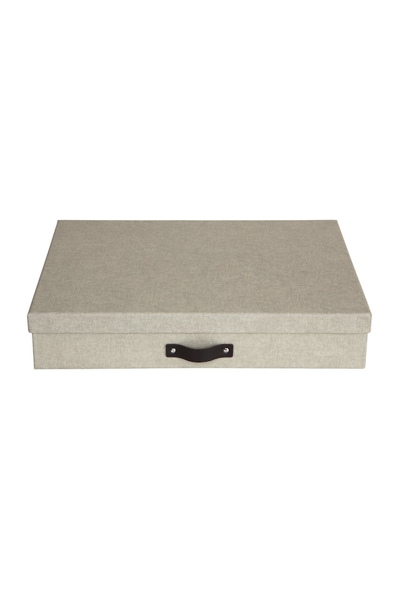 Bigso Box of Sweden - cutie de depozitare Sverker 9341C5549LEA648 bej AA00