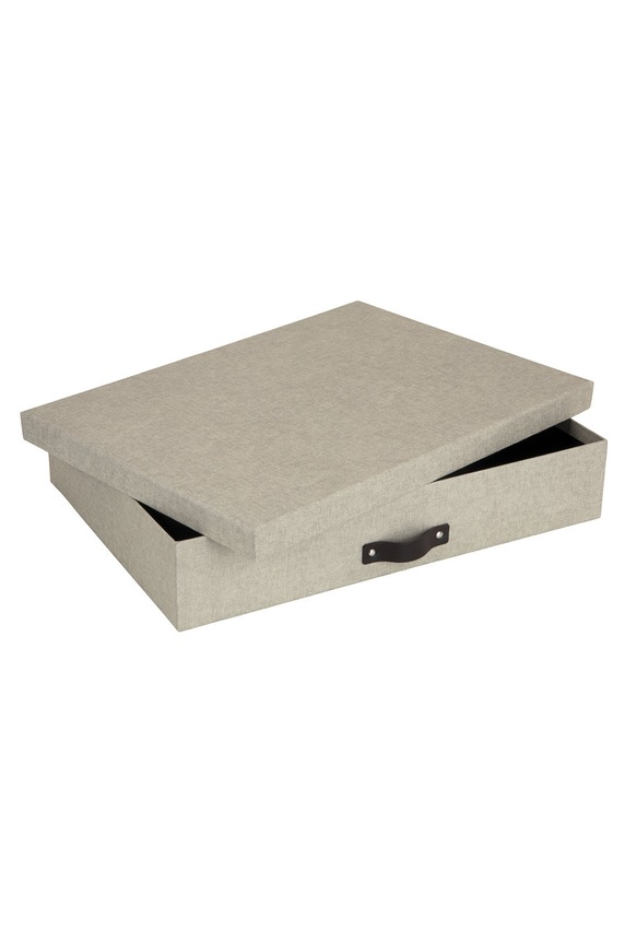 Living și dormitor Bigso Box of Sweden - cutie de depozitare Sverker 9341C5549LEA648 bej