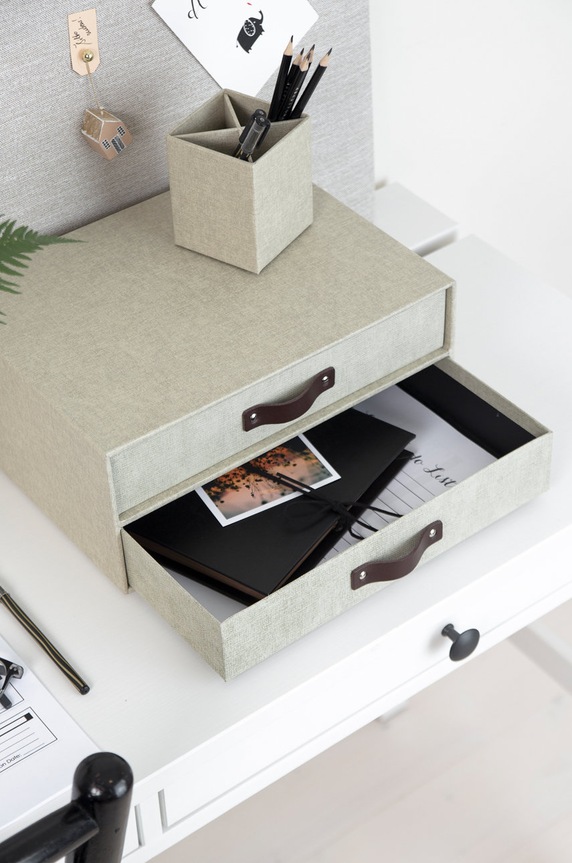 Lifestyle Bigso Box of Sweden - Organizer Birger 9431C5549LEA648 bej
