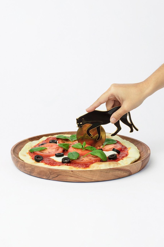 DOIY Nůž na pizzu DYSAVPIPA černá AA00