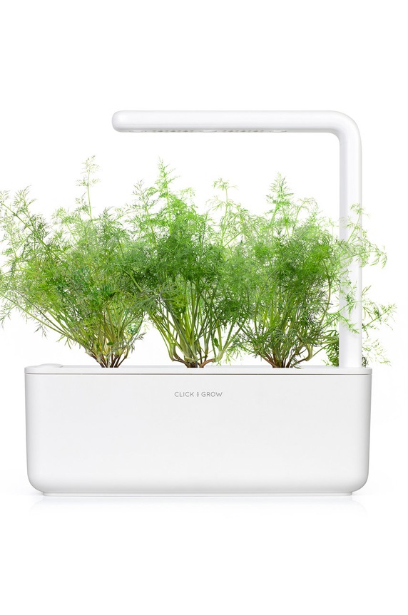 Salon i sypialnia Click & Grow autonomiczny ogródek domowy Smart Garden 3 SG3WT biały