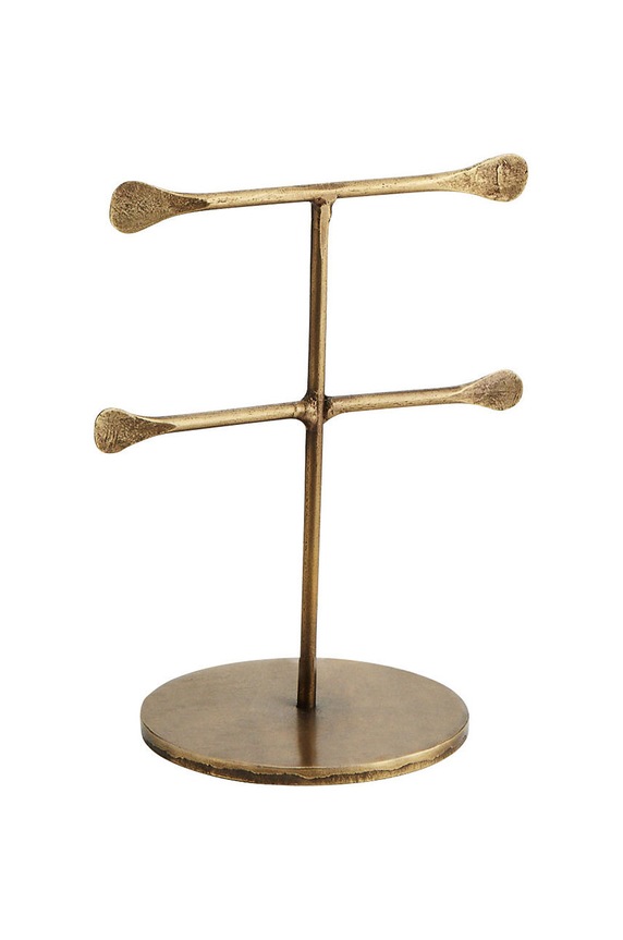 Madam Stoltz stojak na biżuterię MSD2019S.29 żółty AA00