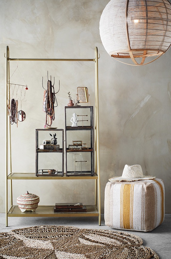 Salon i sypialnia Madam Stoltz stojak na biżuterię MSD2019S.29 żółty