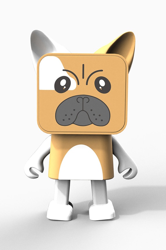 MOB tańczący głośnik bezprzewodowy brązowy DA.04.2