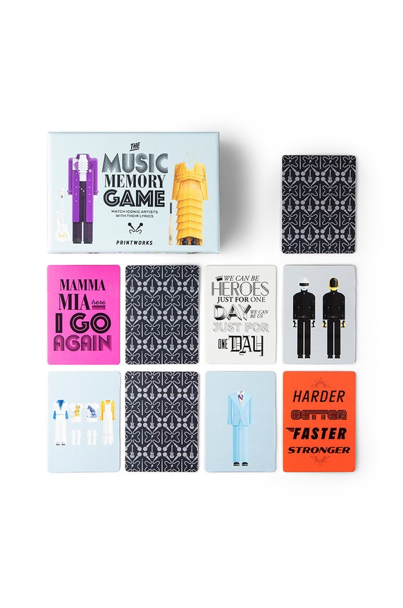 Printworks memóriajáték Music többszínű PW00396