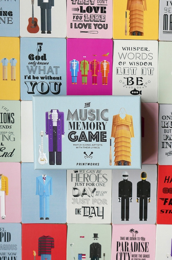 Lifestyle Printworks memóriajáték Music PW00396 többszínű