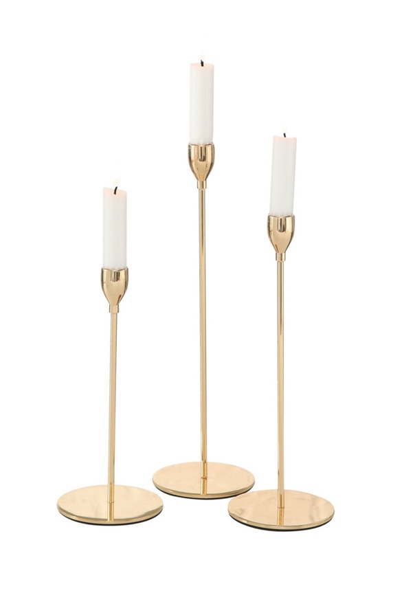 Boltze Sfesnice decorative (3-pack) galben 1001291