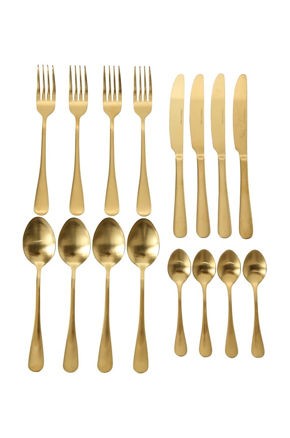 Boltze komplet sztućców (16-pack) żółty 7530000