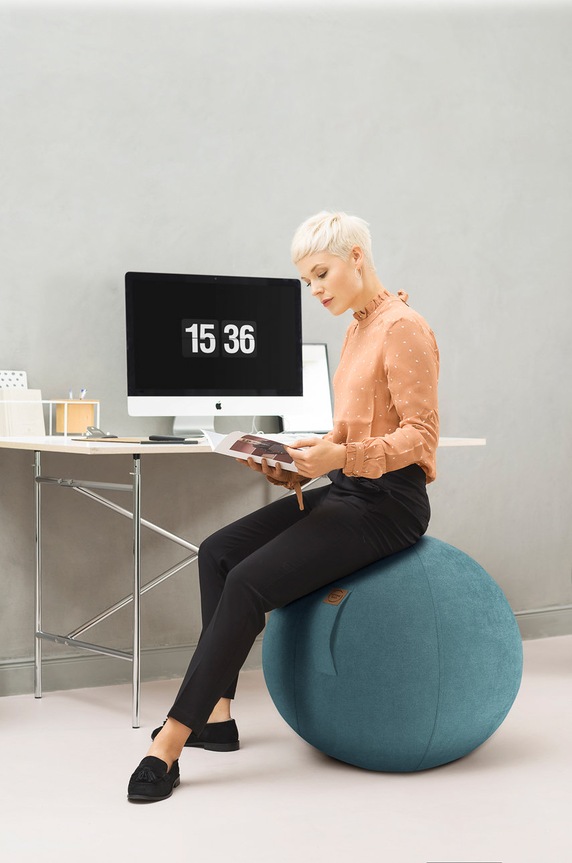 Magma lopta za sjedenje smeđa 80150.034