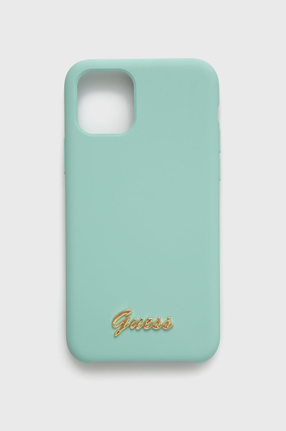 Puzdro na mobil Guess na mobil tyrkysová GUHCN58LSLMGG