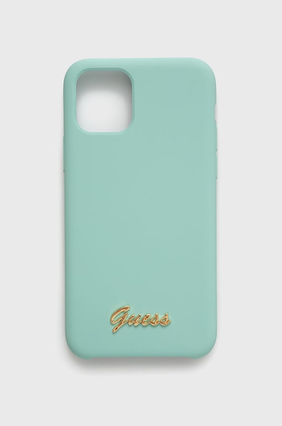 Puzdro na mobil Guess na mobil tyrkysová GUHCN58LSLMGG