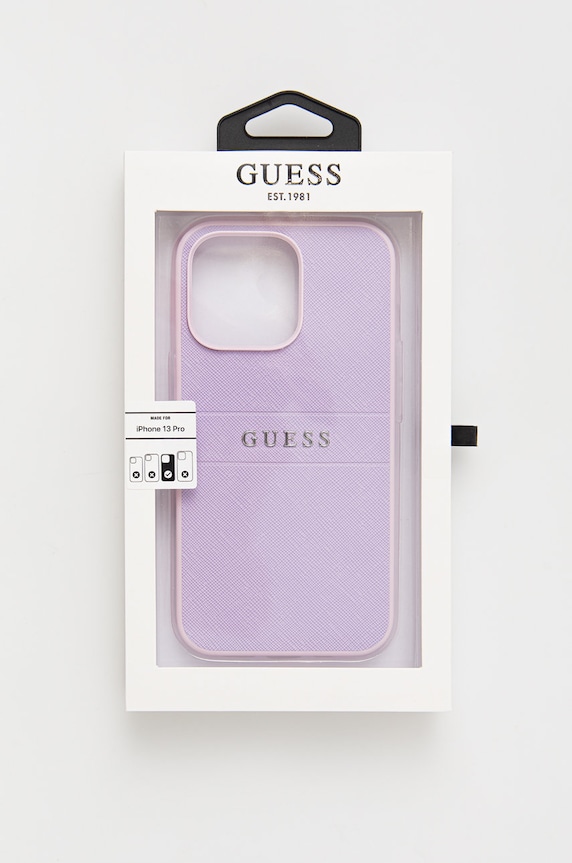Θήκη κινητού Guess μωβ GUHCP13LPSASBPU