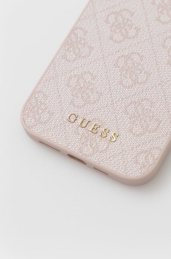Guess etui na telefon iPhone 12 Pro Max 6,7'' GUHCP12LG4GFPI różowy AA00