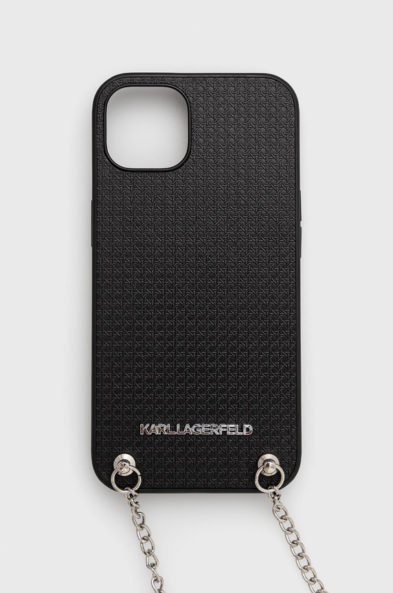 Karl Lagerfeld etui na telefon iPhone 13 6,1'' na telefon czarny KLHCP13MPMK