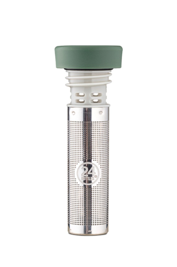 24bottles csavaros kupak infúzióval zöld Infuser.Lid.Lgt.Green