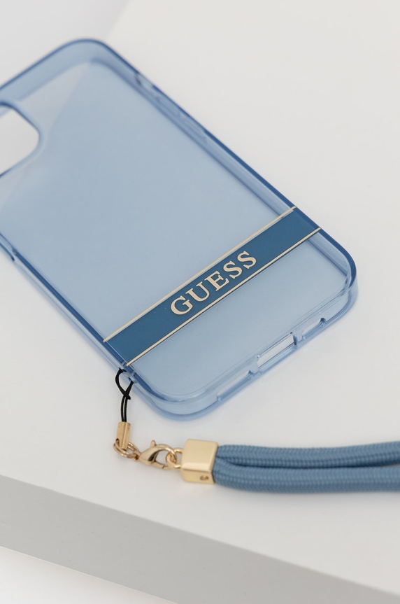 Guess etui na telefon iPhone 13 6,1'' GUHCP13MHTSGSB niebieski AA00