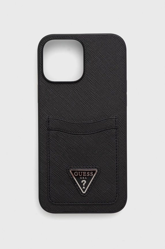 Guess etui na telefon iPhone 13 Pro Max 6,7'' GUHCP13XPSATPK czarny AA00