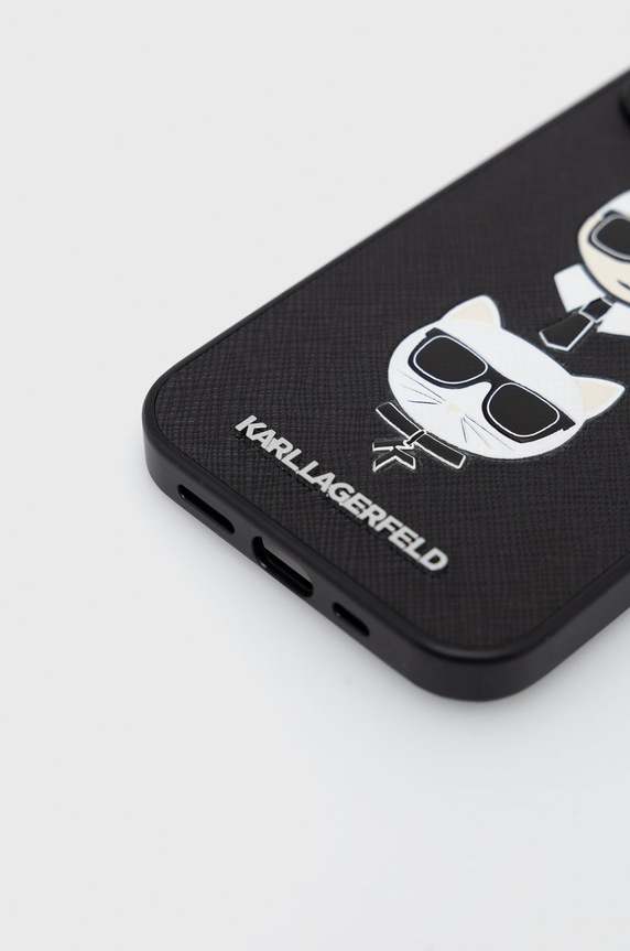 Karl Lagerfeld etui na telefon iPhone 13 Pro / 13 6,1'' KLHCP13LSAKICKCBK czarny AA00