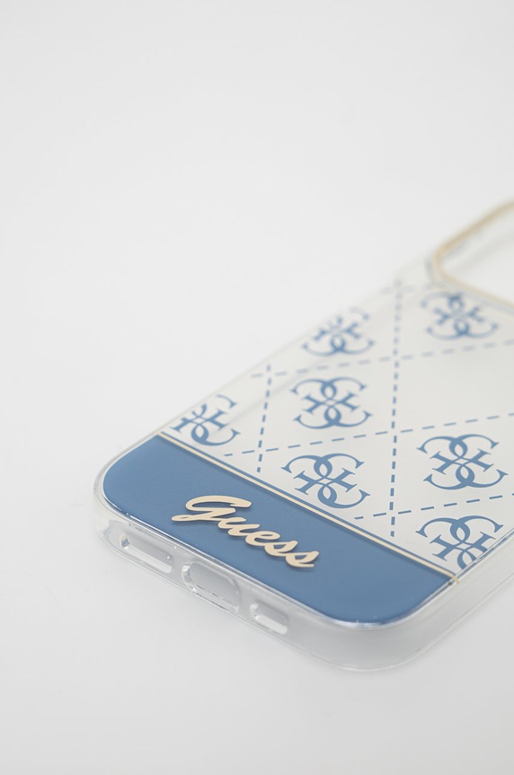 Guess etui na telefon iPhone 14 Pro 6,1" GUHCP14LHG4MHB niebieski AA00