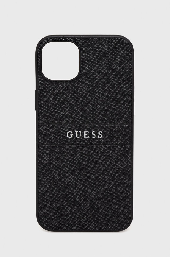 Guess etui na telefon iPhone 14 Plus 6,7" na telefon czarny GUHCP14MPSASBBK