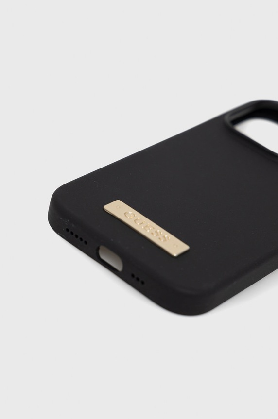 Guess etui na telefon iPhone 14 Pro 6,1" GUHMP14LSBPLK czarny AA00