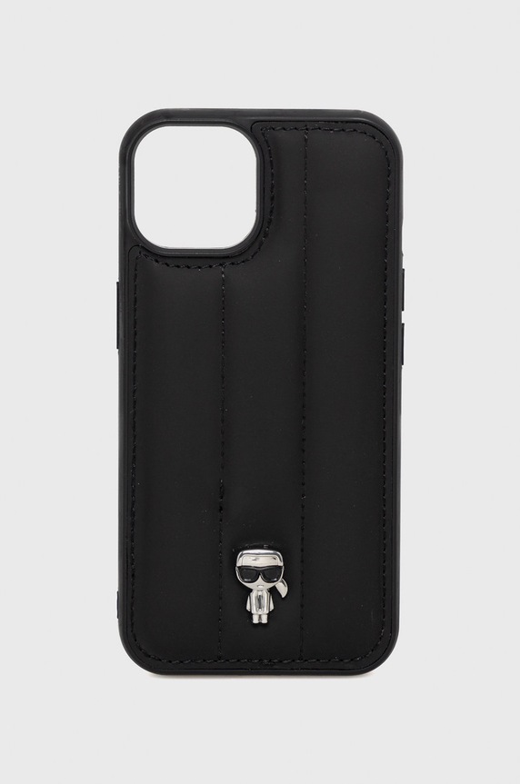 Karl Lagerfeld etui na telefon iPhone 14 6,1" na telefon czarny KLHCP14SPSQPK
