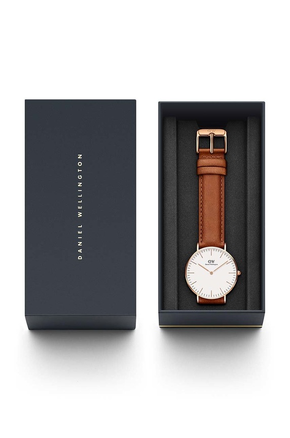 Akcesoria Daniel Wellington zegarek Classic 36 Durham DW00100111 różowy