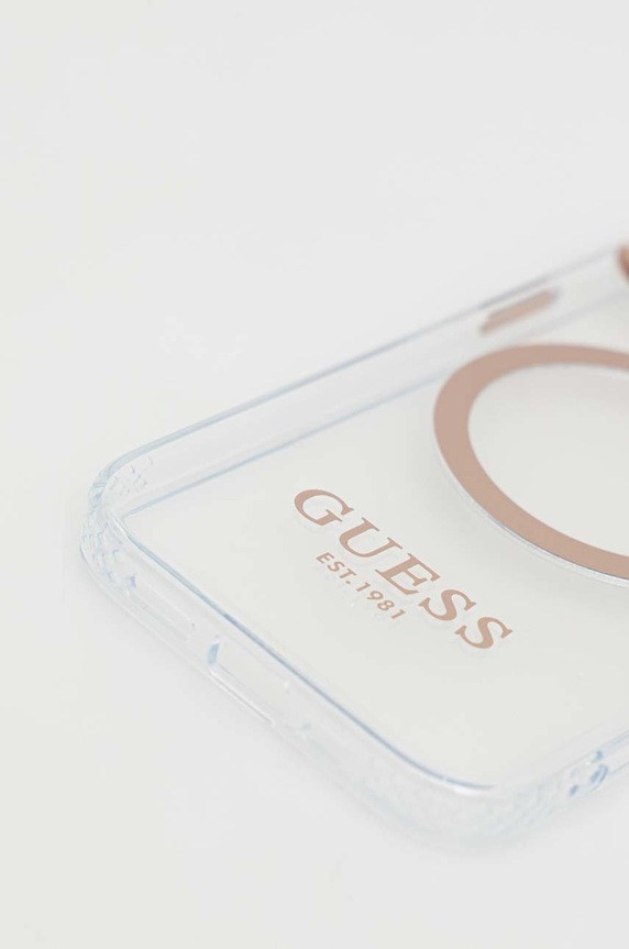 Guess etui na telefon iPhone 13 6,1" GUHMP13MHTRMD złoty AA00