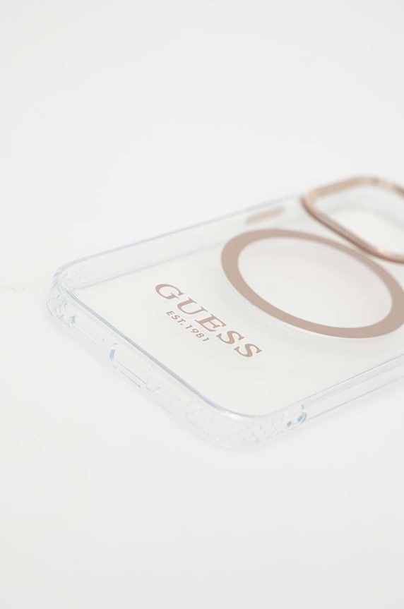 Guess etui na telefon iPhone 13 Pro / 13 6,1" GUHMP13LHTRMD złoty AA00