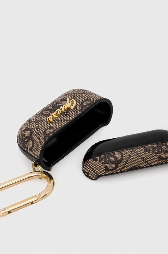 Guess pokrowiec na airpods pro AirPods Pro cover GUAP4GSMW brązowy AA00